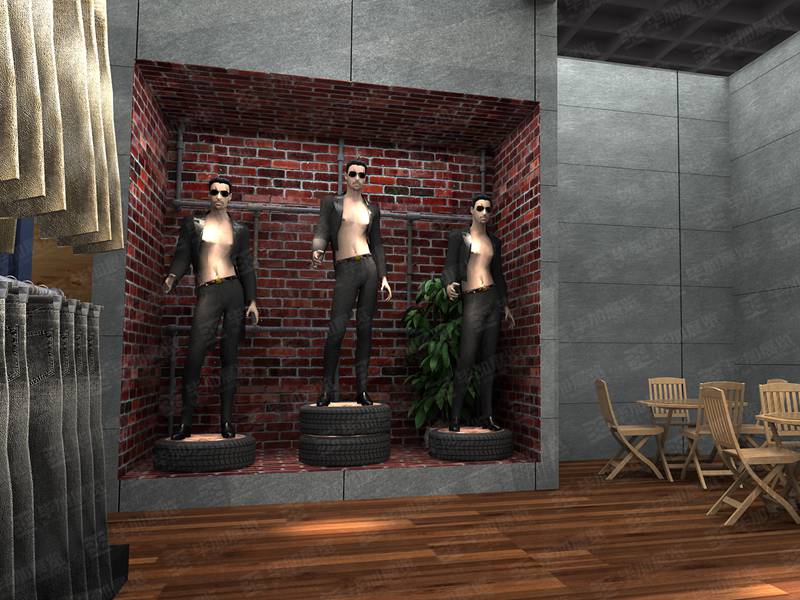 服裝展現(xiàn)場圖 服裝展現(xiàn)場圖