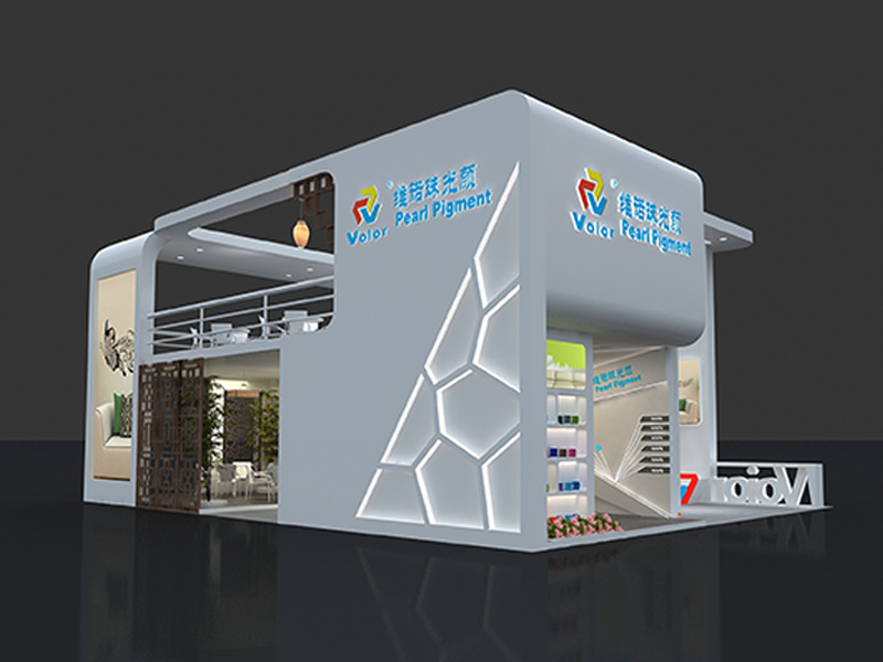 維諾珠光顏料——涂料展攤位搭建 維諾珠光顏料——涂料展攤位搭建