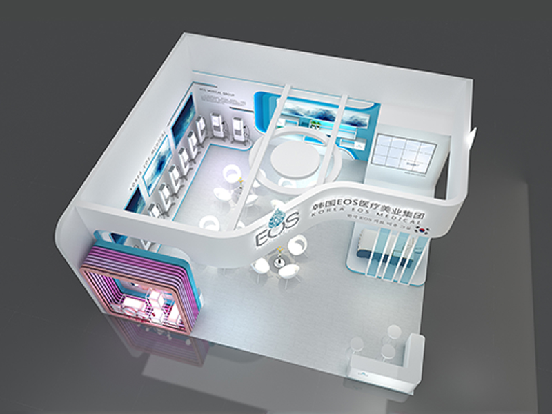 韓國EOS美業(yè)集團(tuán)——美博會展臺設(shè)計