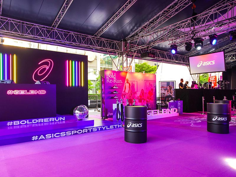 ASICS—快閃店搭建 ASICS—快閃店搭建