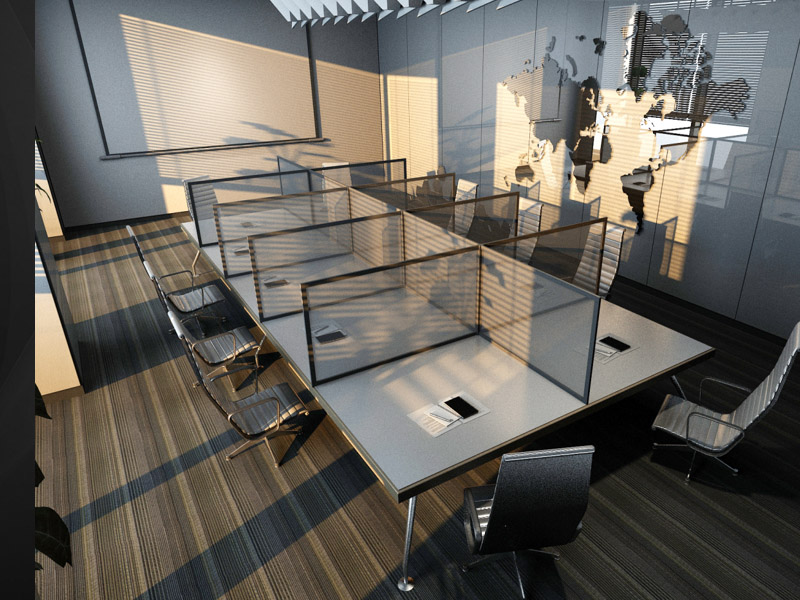 商用政府辦公防護—直播間設計搭建