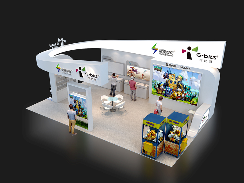 吉比特——游戲展展臺(tái)特裝 吉比特——游戲展展臺(tái)特裝