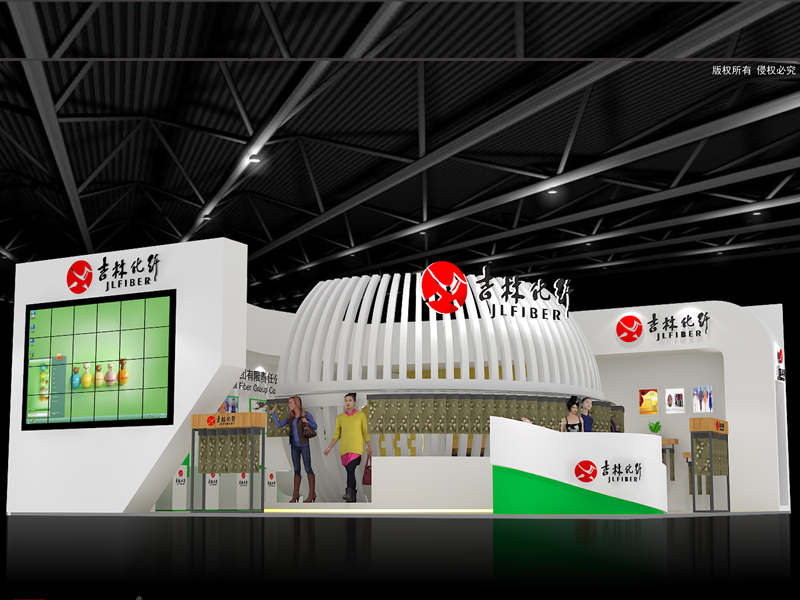 吉林化纖——服裝展設計搭建 吉林化纖——服裝展設計搭建