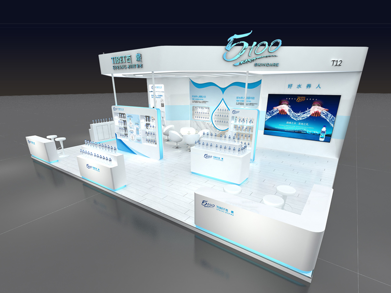 西藏冰川框泉水——食品飲料展搭建 西藏冰川框泉水——食品飲料展搭建