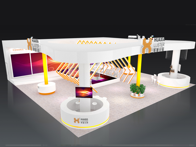 華夏光彩——照明LED展搭建設計 華夏光彩——照明LED展搭建設計