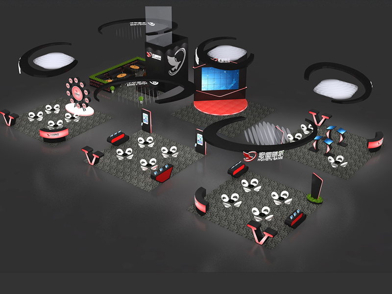 宏圖娛樂——游戲展臺(tái)設(shè)計(jì)搭建 宏圖娛樂——游戲展臺(tái)設(shè)計(jì)搭建