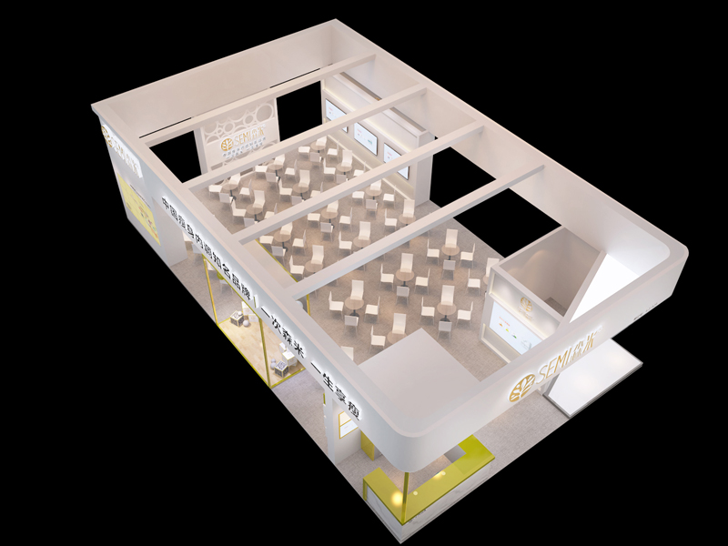 森米——美博會展臺設(shè)計搭建 森米——美博會展臺設(shè)計搭建